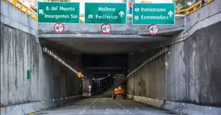 Puente vehicular inferior Constituyentes – Observatorio · fotografía de obra